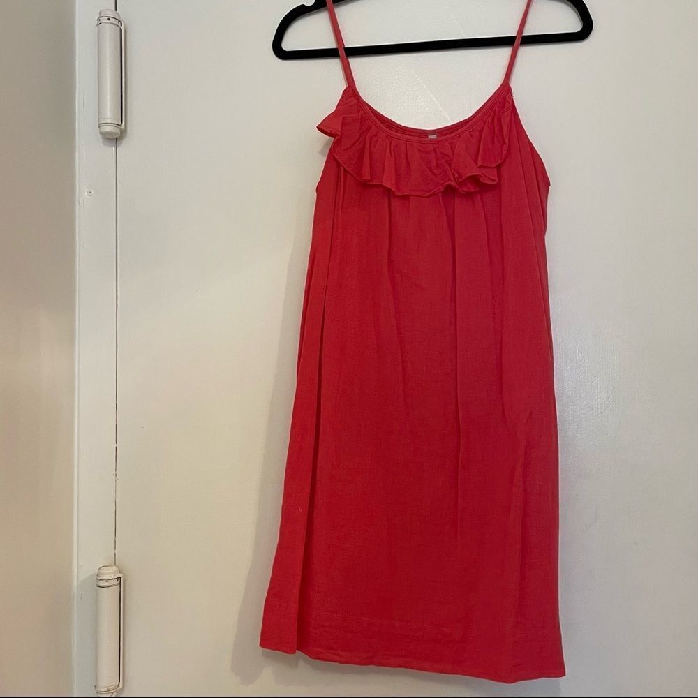 Pink Linen Summer Dress